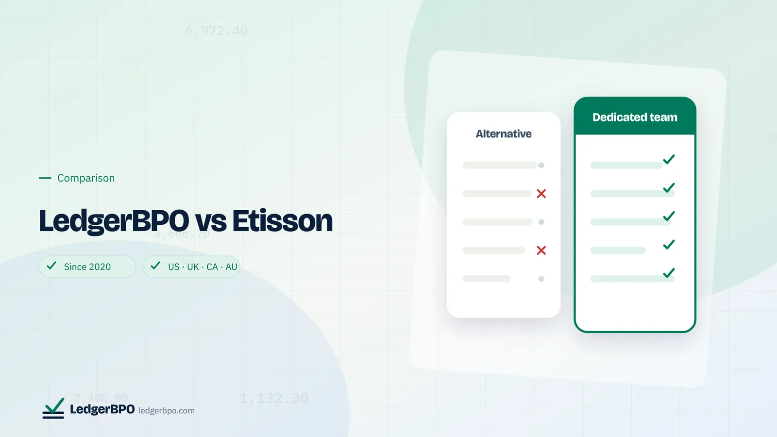LedgerBPO vs Etisson: LedgerBPO cover graphic