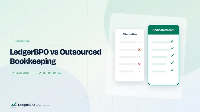 LedgerBPO vs Outsourced Bookkeeping: LedgerBPO cover graphic