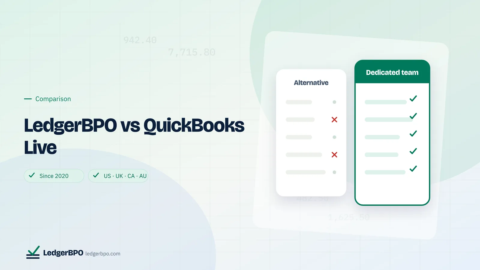 LedgerBPO vs QuickBooks Live: LedgerBPO cover graphic